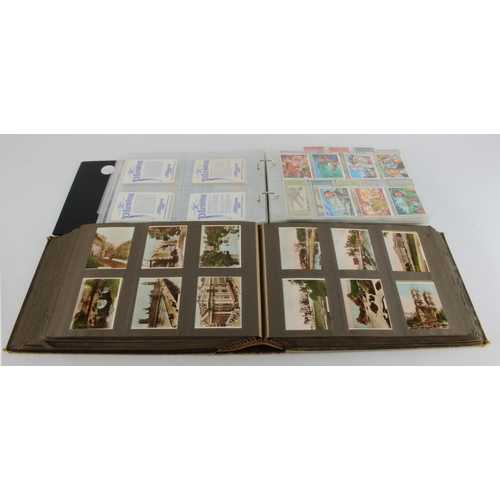 499 - Albums x 2, 1 modern & 1 vintage, containing an assortment of cards, sets, part sets & odds, better ... 