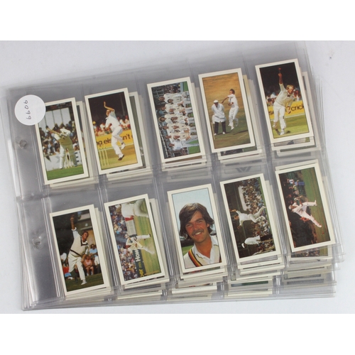 562 - Cricket - Bassett, Cricket 1st & 2nd series, complete sets in pages, VG - EXC, cat value £500