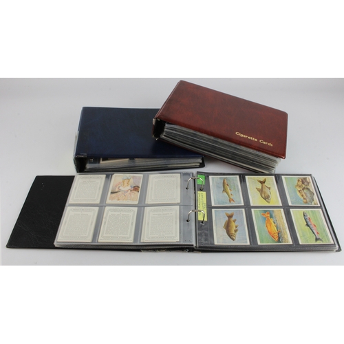 605 - Modern albums (3), containing 33 complete sets of cigarette cards, issuers include Players (L), Lea,... 