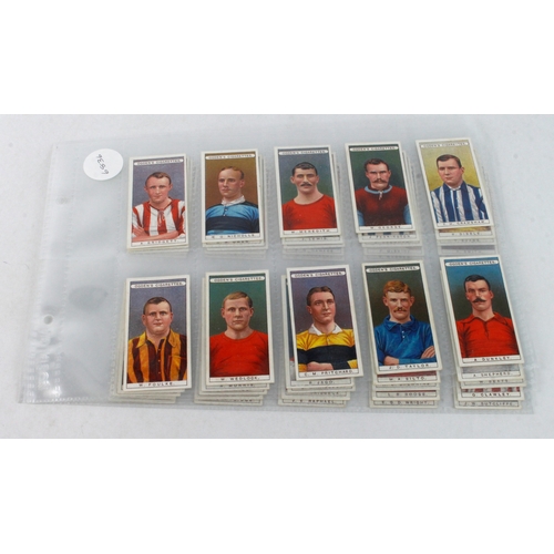 610 - Ogden - Famous Footballers, complete set in pages, VG/EXC, cat value £250