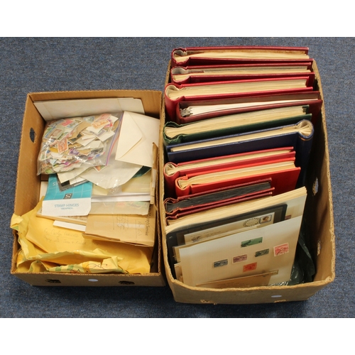 62 - British Commonwealth housed in two boxes, all general collections with various countries, even some ... 