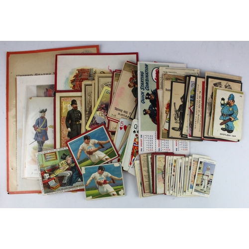 625 - Police themed cards incl American Trade, Cigarette cards and ephemera, mixed condition  (Qty)