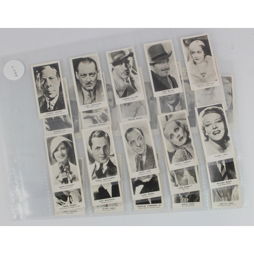 664 - Walkers - Film Stars (Tatleys), complete set of 32 in pages, VG - EXC, cat value £ ?   seldom seen a... 