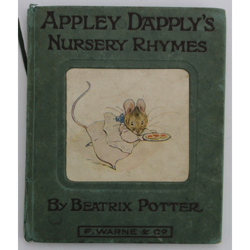 700 - Potter (Beatrix). Appley Dapply's Nursery Rhymes, 1st edition (first or second printing), published ... 