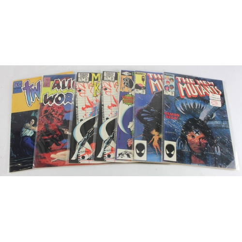 719 - Artist Signed Comics. A group of seven comics, each signed inside by the artist, comics comprise The... 