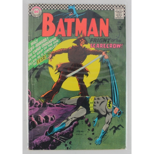 726 - Batman Comic, no. 189, pub. DC Comics, 1967, 1st Silver Age Appearance of the Scarecrow