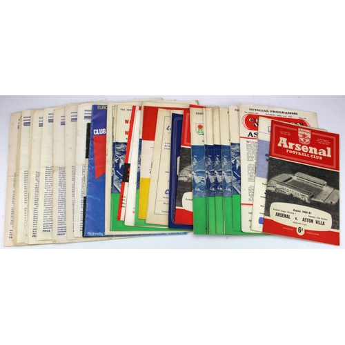 767 - Football - selection of mostly 1950's and early 1960's programmes, several Tottenham noted (Qty)