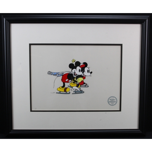 919 - Walt Disney Company Sericel. 60th anniversary edition animation cell serigraph (2004). Titled, Disne... 