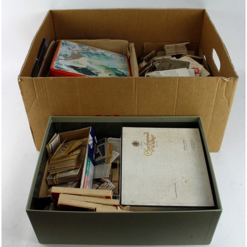 544 - Crate containing a large quantity of sets, part sets & odds within boxes, tin, etc better noted