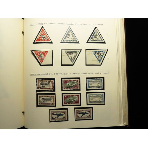 50 - Baltic States: Estonia and Latvia 1918-2002. Neatly presented mint and used collection in album. Man... 