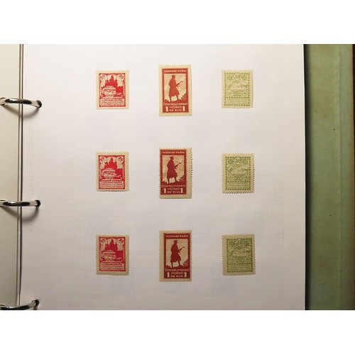 76 - Czechoslovakia, neatly presented mainly used collection in two albums, 1918-1982. Better items inclu... 