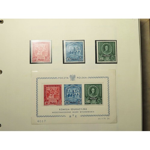 123 - Poland, neatly presented mainly mint (some mint never hinged) collection in album, 1918-1983, better... 