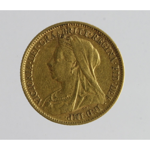 107 - Half Sovereign 1901 Fine. (David Fayers Collection)