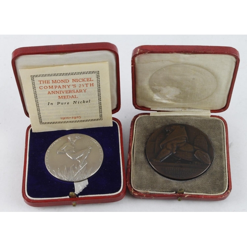 1153 - British Commemorative Medals (2): British Empire Exhibition 1924 bronze d.51mm GEF, cased, along wit... 