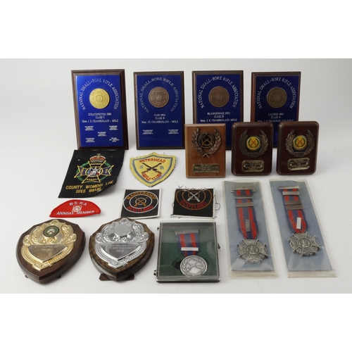 1198 - Rifle Club badges, medallions and plaques - a large quantity of 20thC material.