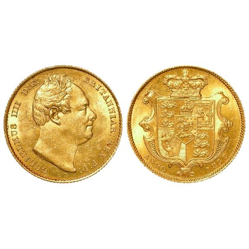 125 - Sovereign 1832, S.3829B, GEF, edge knock. (David Fayers Collection)
