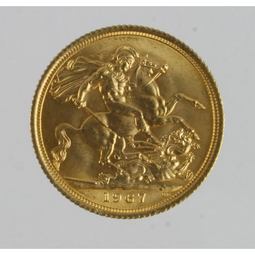 268 - Sovereign 1967 Unc (David Fayers Collection)