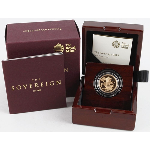 304 - Sovereign 2019 Proof FDC boxed as issued