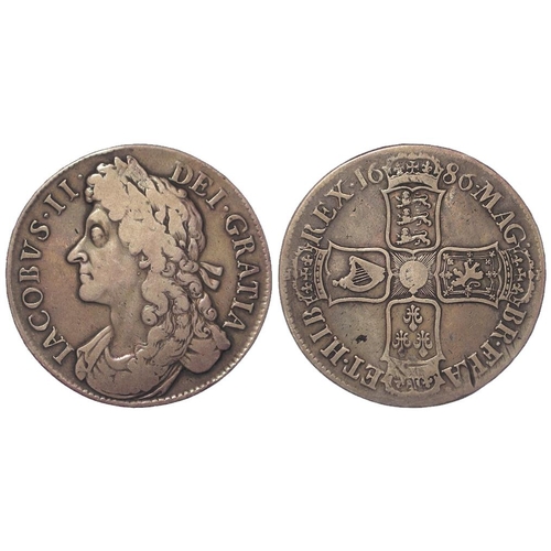 340 - Crown 1686 Fine (David Fayers Collection)