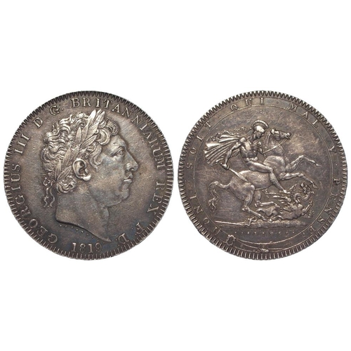 359 - Crown 1819 LIX, S.3787, toned GVF, a few small marks.