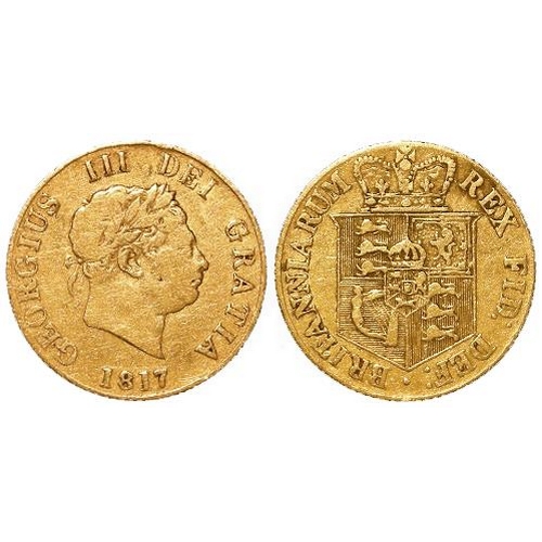 36 - Half Sovereign 1817 Fine