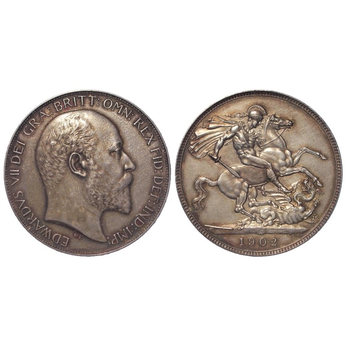 382 - Crown 1902 matte proof, toned EF/GEF (David Fayers Collection)