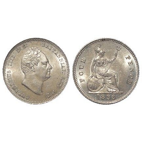 422 - Groat 1836 aUnc (David Fayers Collection)