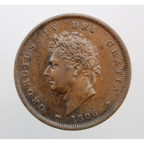 521 - Penny 1826 EF/aEF (David Fayers Collection)