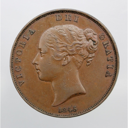 523 - Penny 1845 GVF (David Fayers Collection)