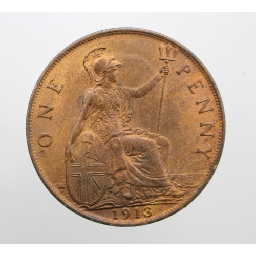 535 - Penny 1913 aUnc with some lustre (David Fayers Collection)