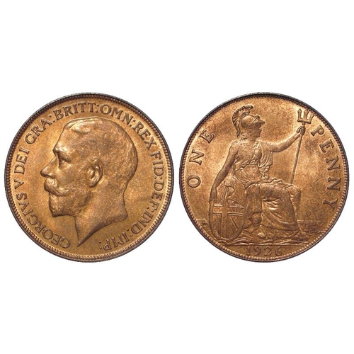 538 - Penny 1926, S.4051, AU with lustre.