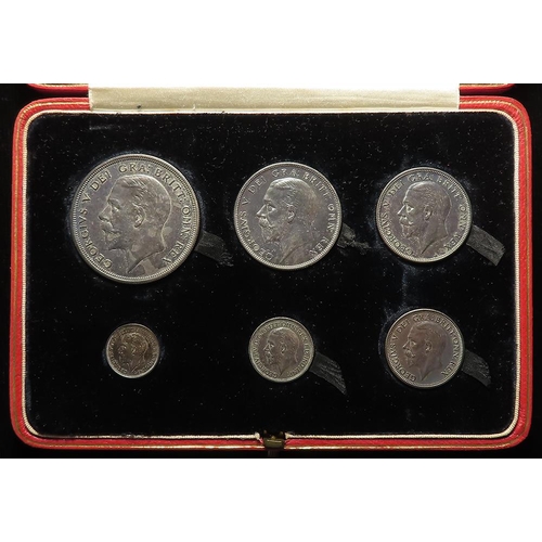 539 - Proof Set 1927 (6 coins) Wreath Crown to Threepence, toned nFDC with original case.