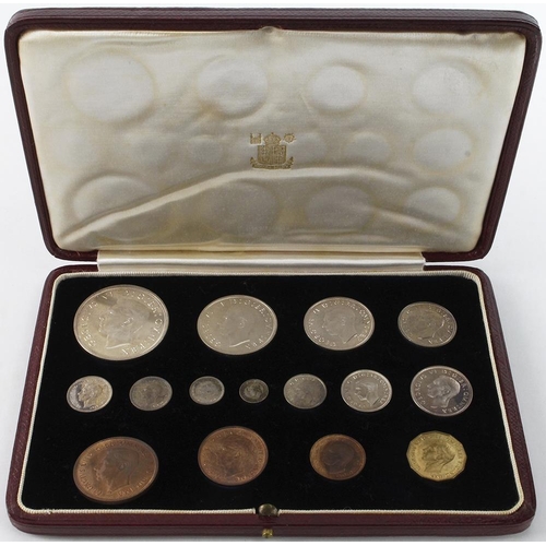 541 - Proof Set 1937 (Fifteen coins) aFDC boxed as issued (David Fayers Collection)