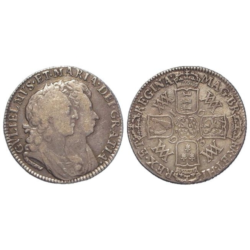 552 - Shilling 1693, S.3437, VG/F (David Fayers Collection)