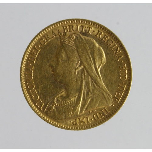 56 - Half Sovereign 1898, S.3878, aVF (David Fayers Collection)