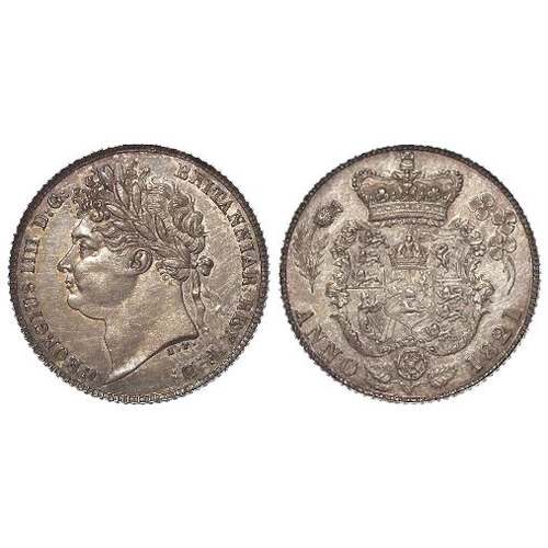 583 - Sixpence 1821 GEF (David Fayers Collection)