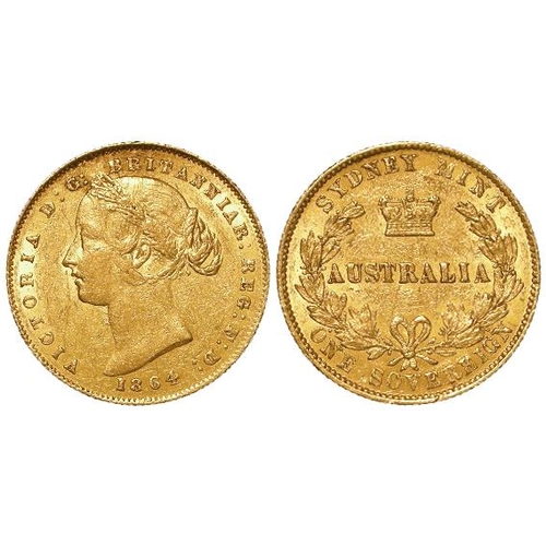 612 - Australia Sovereign 1864 