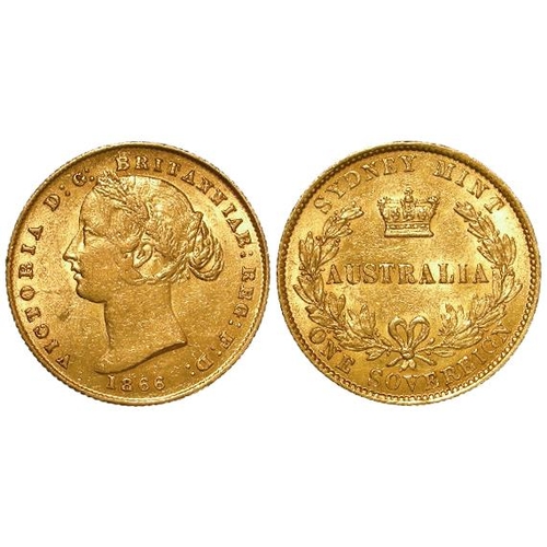 613 - Australia Sovereign 1866 
