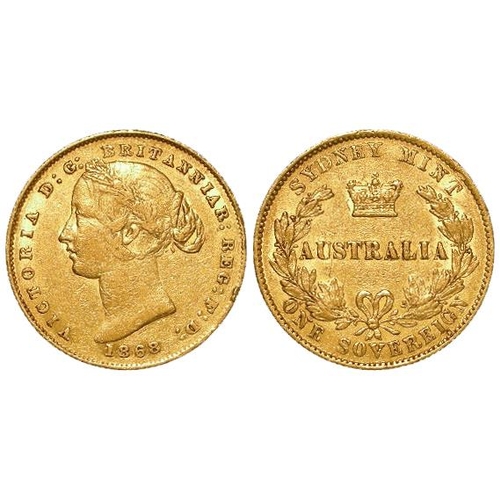 614 - Australia Sovereign 1868 