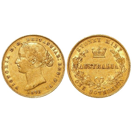 615 - Australia Sovereign 1870 