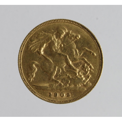 63 - Half Sovereign 1902 VF (David Fayers Collection)