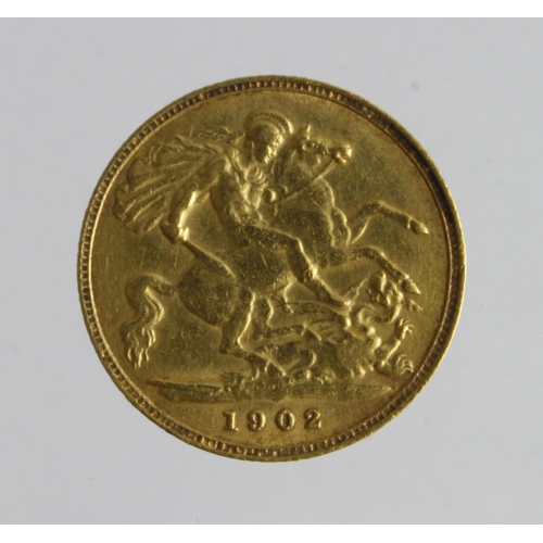 64 - Half Sovereign 1902 VF (David Fayers Collection)