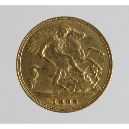 65 - Half Sovereign 1903 nVF (David Fayers Collection)