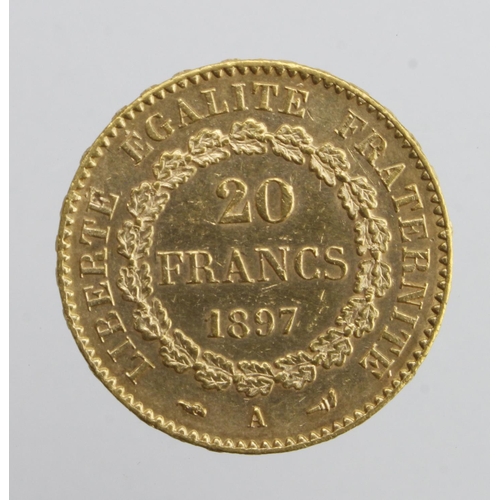 696 - France 20F 1897A GEF