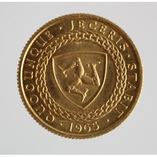 721 - Isle of Man Sovereign 1965 GEF (David Fayers Collection)