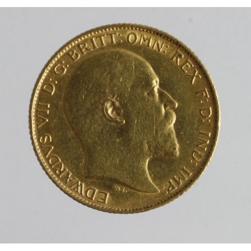 73 - Half Sovereign 1908 VF (David Fayers Collection)