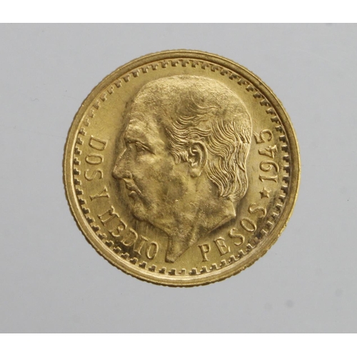 733 - Mexico 2.5 Pesos 1945 GEF