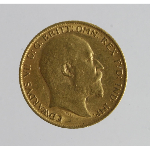 76 - Half Sovereign 1909 aVF (David Fayers Collection)