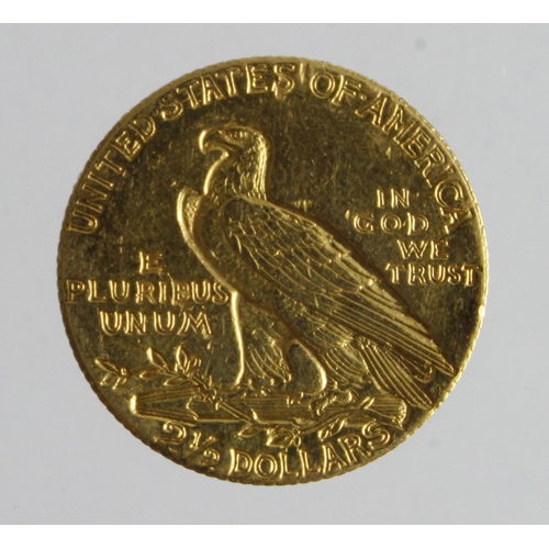 784 - USA 2½ Dollars 1914 bright VF (David Fayers Collection)