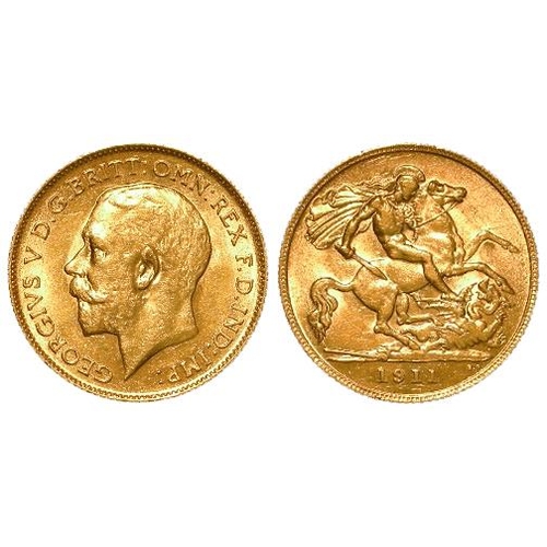 82 - Half Sovereign 1911 EF (David Fayers Collection)
